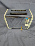 Vintage Proctor-Silex 2-Slice Chrome & Cream Toaster – Dual Language Settings - thumbnail 1 of 4