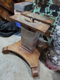 Antique 48" Quarter-Sawn Oak Round Pedestal Dining Table - Arts & Crafts Restoration Project - thumbnail 4 of 4