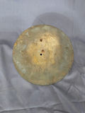 Vintage Solid Brass Garden Sundial - CORRECTION Item Is 8 inches across. Robert Browning "Grow Old Along With Me" - thumbnail 3 of 3