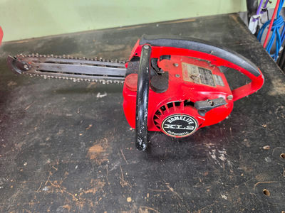 Vintage Homelite XL2 Automatic 12" Gas Chainsaw with Original Case & Granberg Sharpener - Image 1 of 3