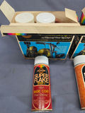 Lot of 3 Vintage Cal Custom Super Flake Metal Flaking Kits - Red, Tangerine, Lime Gold - 1970s Automotive Custom Shop Paint - thumbnail 7 of 7