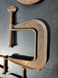 Vintage Cincinnati Tool Co. & Taylor-Forbes C-Clamp & Bar Clamp Lot - 14 Pieces - thumbnail 3 of 4