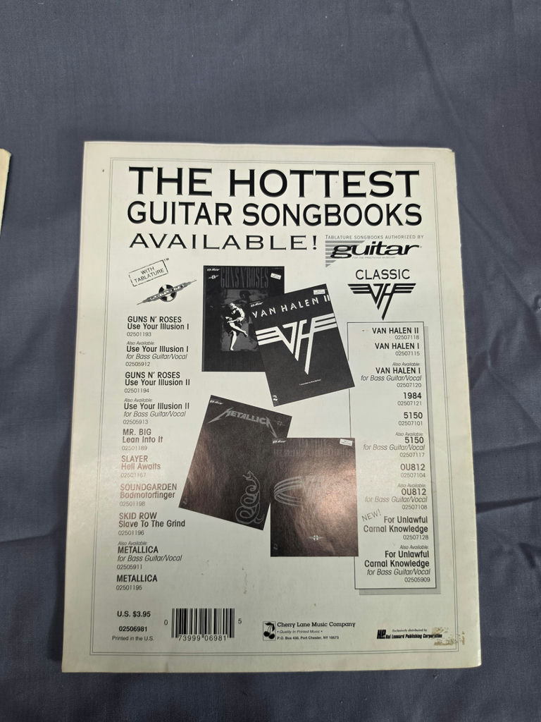 Vintage Harmony Guitar & Metallica Memorabilia Lot - 1960s Stella H929, 1950s Cowboy Stencil & Metallica Sheet Music - image 7 of 11