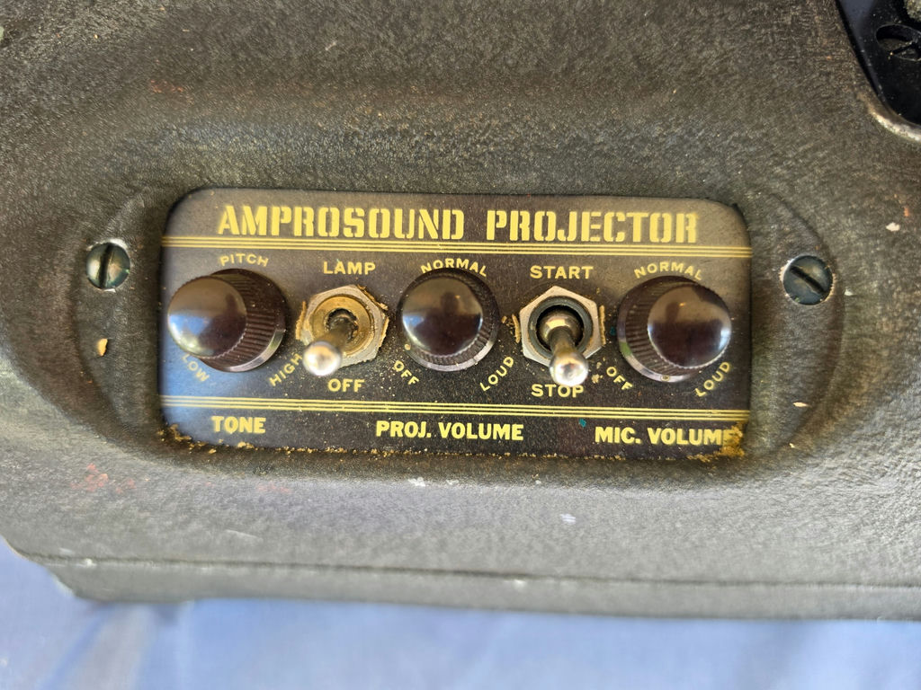 Vintage Amprosound Premier 10 16mm Sound Film Projector with Case - 1940s Vintage - image 5 of 8