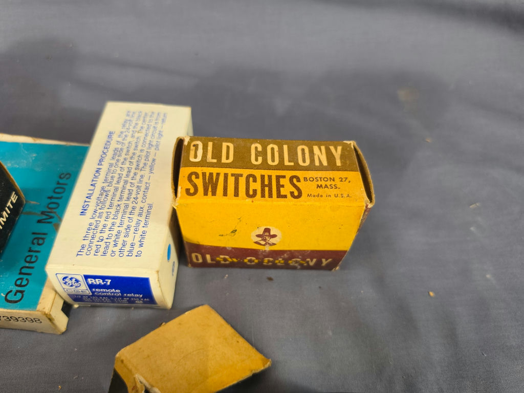 Vintage NOS Automotive & Industrial Lot - Delco Packard Cable, Pioneer Chain, GE Relays, Ohmite Potentiometer - image 3 of 6