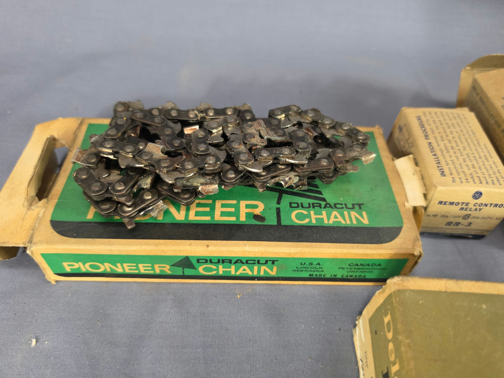 Vintage NOS Automotive & Industrial Lot - Delco Packard Cable, Pioneer Chain, GE Relays, Ohmite Potentiometer - image 6 of 6