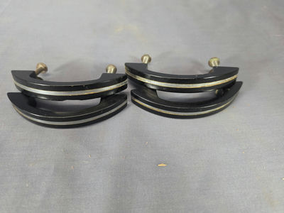 Mixed Vintage & Hardware Lot - Retro Rubbermaid Cooler, Art Deco Pulls, Saw Horses, & New Hardware Components - Image 1 of 9