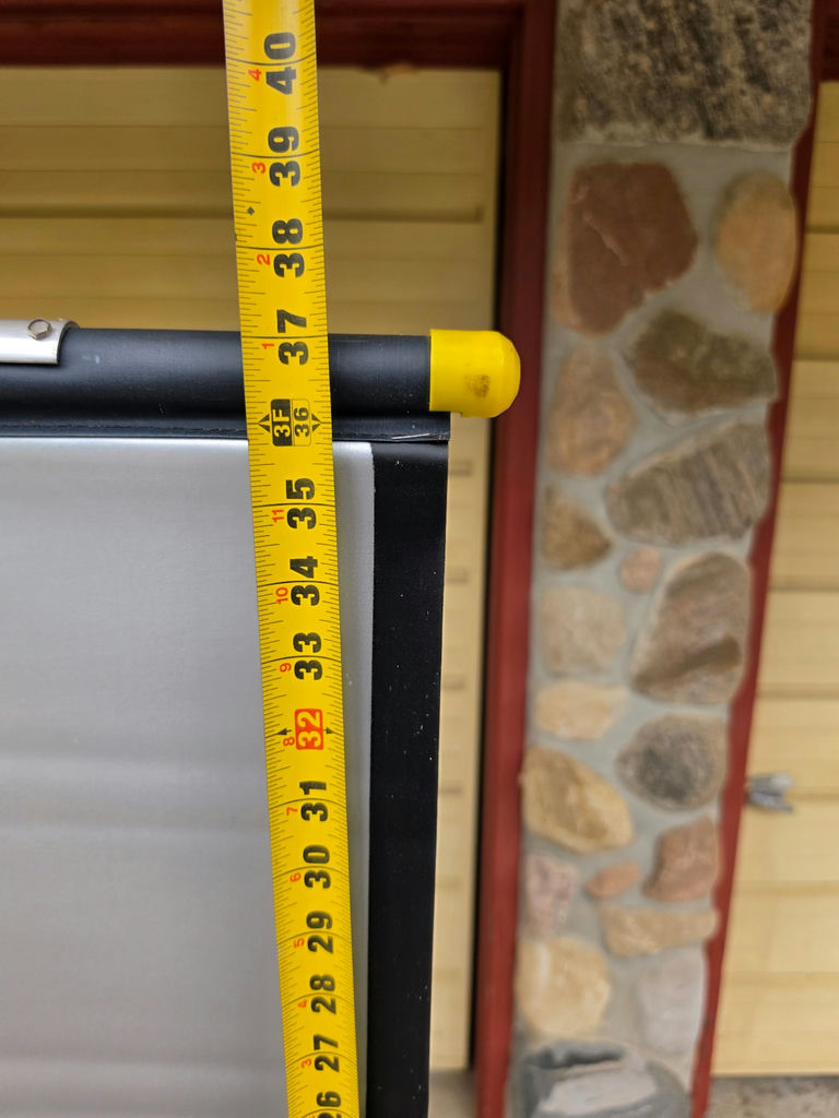 Vintage Knox Rainbow Portable Tripod Movie Projection Screen - image 5 of 5