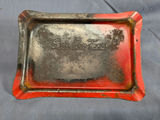 Vintage Snap-On Tools Red Metal Ashtray - Collectible - thumbnail 1 of 3