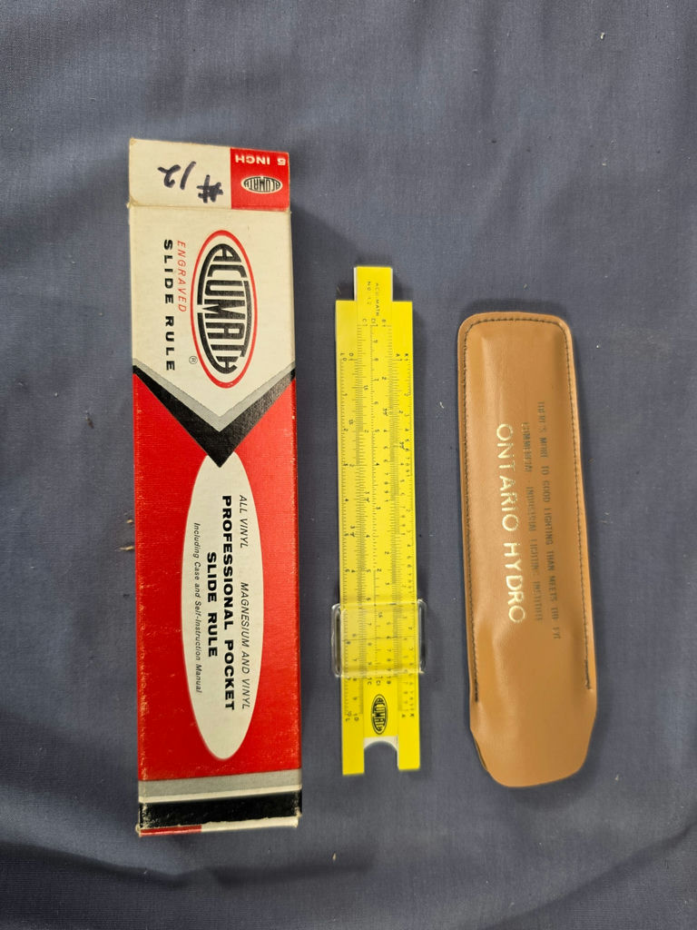 Vintage Technical Slide Rule & Mechanical Calculator Collection - Lot of 15+ HVAC, Electrical & Engineering Charts (Includes Alumid Professional Pocket Slide Rule) - image 4 of 6