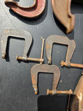 Vintage Cincinnati Tool Co. & Taylor-Forbes C-Clamp & Bar Clamp Lot - 14 Pieces - thumbnail 2 of 4