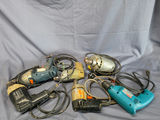 Lot of 6 Vintage & Modern Corded Electric Drills - Makita, Black & Decker, & More - thumbnail 1 of 1