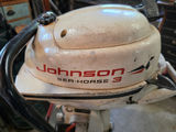 Vintage 1959 Johnson Sea-Horse 3 HP Outboard Motor - Model JW-15 with Original Manual - thumbnail 2 of 8