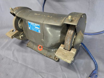 Vintage Ram Heavy Duty 6" Industrial Bench Grinder - Model R-600 (USA Made) - Image 1 of 3