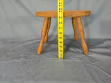 Vintage Primitive 4-Legged Wooden Milking Stool - Rustic Plant Stand - thumbnail 3 of 4
