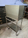 Pair of 1960s Mid-Century Industrial Metal Filing Trolley Cabinets - thumbnail 3 of 3