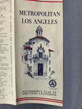 Vintage Automobile Road Map of Metropolitan Los Angeles - Automobile Club of Southern California - thumbnail 4 of 4