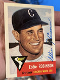 Eddie Robinson Autographed Baseball Card 1953 Topps Archives - thumbnail 1 of 2