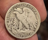 1918-S US Silver Walking Liberty Half Dollar - thumbnail 2 of 2