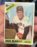 Dave McNally 1966 Orioles Autographed Baseball Card With Coa - thumbnail 1 of 3