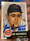 Jim Greengrass Cincinnati Reds Autograph Baseball Card 1953 Topps Archives - thumbnail 1 of 2
