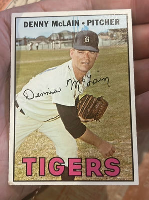 Denny McLain 1977 Topps Baseball Card # 420 Detroit Tigers - Image 1 of 2