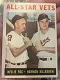 1964 Topps Baseball Card Twins All-Stars Killabrew And Nelly Fox - thumbnail 1 of 2