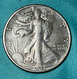 1943-S US Walking Liberty Silver Half Dollar Vf - thumbnail 1 of 2