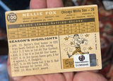 Nelly Fox 1960 Autograph Topps Baseball Card, White Sox HOF COA - thumbnail 2 of 4