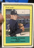 Sterling Hitchcock Prince William, Cannon‘S Autograph Rookie Card 1991 Baseball - thumbnail 1 of 3