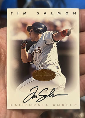 Tim Salmon Donruss Don Russ Certified Signiture Card Baseball - Image 1 of 4