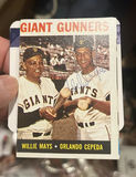 Topps Autographed Baseball Card Orlando Cepeda Giant Gunners Coa - thumbnail 1 of 3