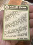 1967 Hurlers Beware Topps Baseball Card HOF Richie Allen - thumbnail 2 of 2