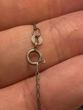 Sterling Siver 1930s Popeye Reticulated Necklace & Pendent - thumbnail 3 of 5