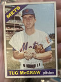 1966 Topps Baseball Card Metz Picture Tug Mcgraw #124 - thumbnail 1 of 2