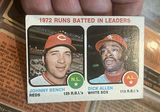 1972 Topps, Rbi Leaders Baseball Card Johnny Bench - thumbnail 4 of 4