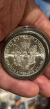 1988 US Walking Liberty 1 Ounce Silver Dollar Brilliant Uncirculated - thumbnail 5 of 5