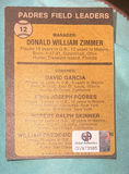 Dan Zimmer, San Diego, Padre Manager Autographed Baseball Card With Coa Dan Zimmer, San Diego, Padre Manager Autographed Baseball Card With Coa - thumbnail 2 of 3