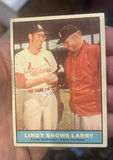 1961 Topps Autographed Card Lindy McDaniel Coa St. Louis Cardinals - thumbnail 1 of 3