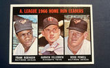#243 Topps Home Run Leaders 1967 AL Robinson Powell Killebrew - thumbnail 1 of 2