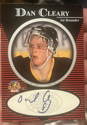 Dan Clearly 1998 Hockey COA Autograph Collection - Image 1 of 4