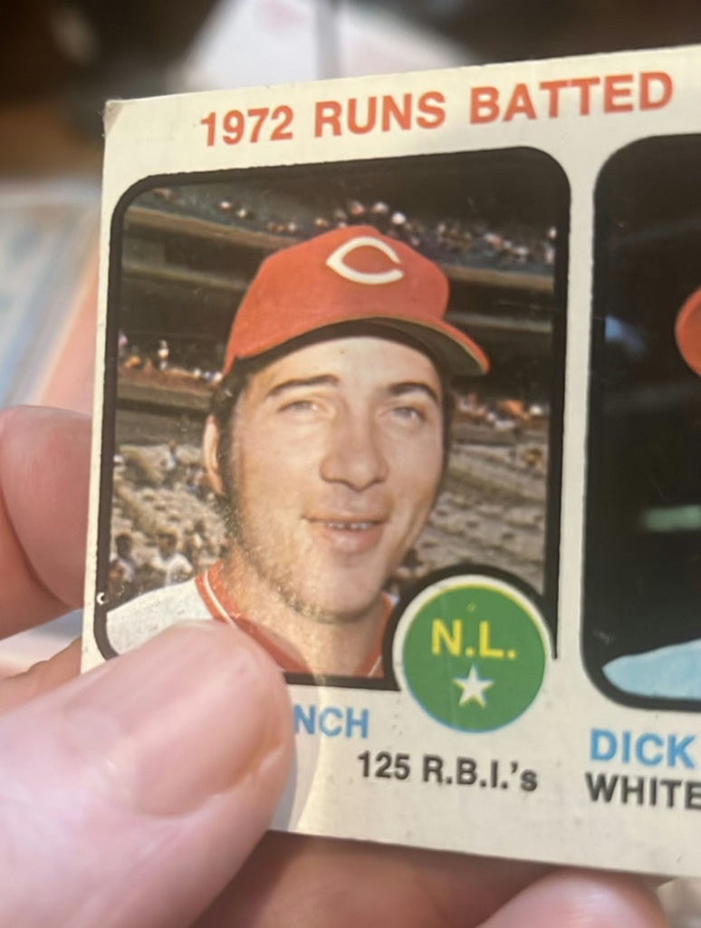 1972 Topps, Rbi Leaders Baseball Card Johnny Bench - image 2 of 4