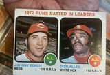 1972 Topps, Rbi Leaders Baseball Card Johnny Bench - thumbnail 1 of 4