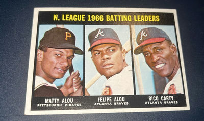 #240 Topps 1967Battin Leaders NL Alous Rico Carty - Image 1 of 2
