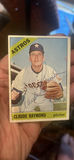 Claude Raymond 1966 Astos Autographed Baseball Cars With COA - thumbnail 2 of 4