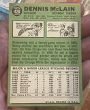 Denny McLain 1977 Topps Baseball Card # 420 Detroit Tigers - thumbnail 2 of 2