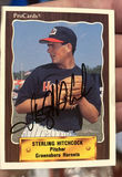 Sterling Hitchcock Autographed Pro Cards Minor League Greensboro Hornets Baseball Card - thumbnail 1 of 3