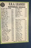 1967 Topps Baseball Card # 234 RBI leaders Koufax Marichel Cuellar - thumbnail 3 of 4