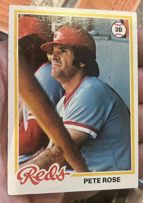 1978 Topps Pete Rose Cincinnati Reds Baseball Card #20 - Image 1 of 2
