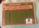 Gaylord Perry Autographed 1976 Ranges Topps Baseball Card COA HOF - thumbnail 2 of 3